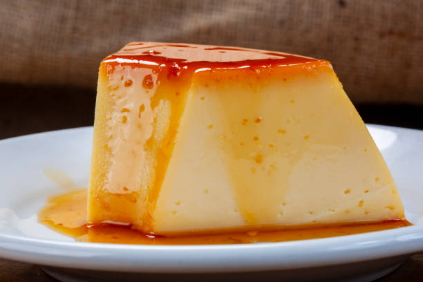 milk pudding in the bakery