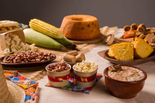 Table of brazilian festa junina.