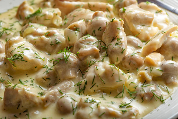 Frango cremoso na frigideira