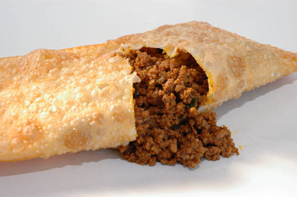 Carne moída temperada para pastel crocante
