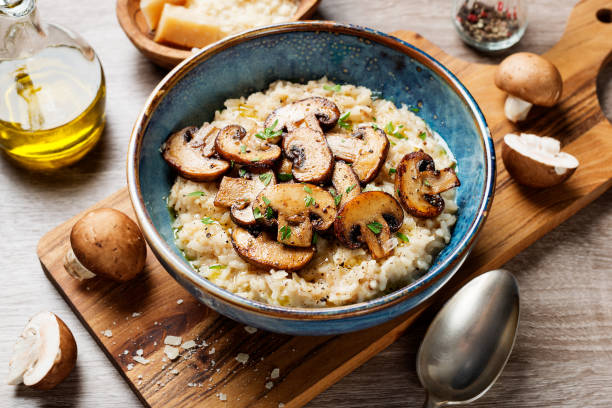 Risoto de cogumelos