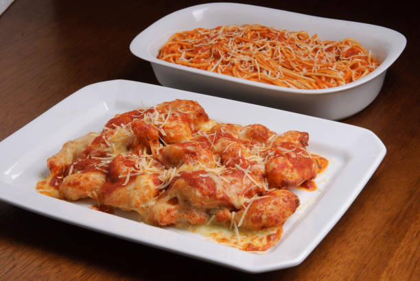Frango à parmegiana fit sem fritura