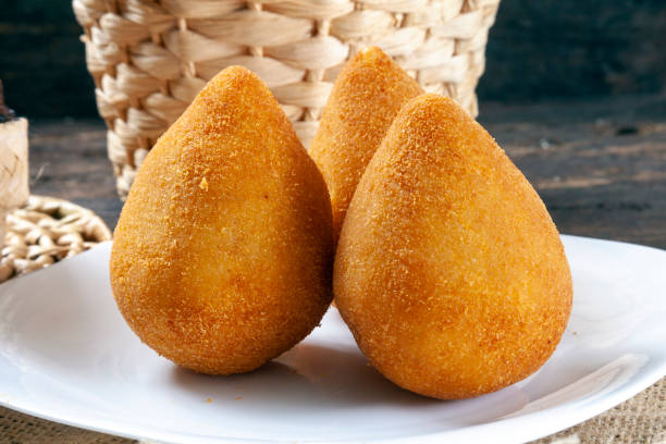 Coxinha assada crocante na Airfryer