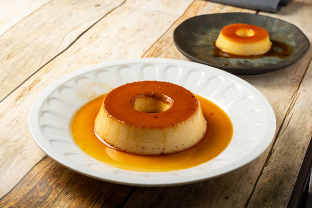 Pudim de leite condensado com calda de caramelo