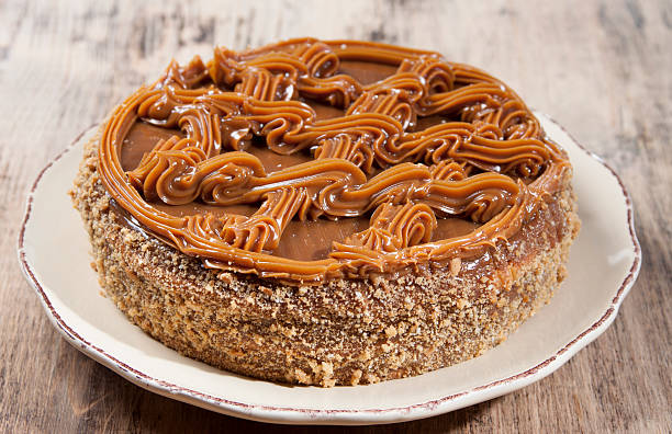 Bolo de churros com doce de leite