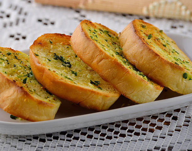 Pão de alho dourado na Airfryer