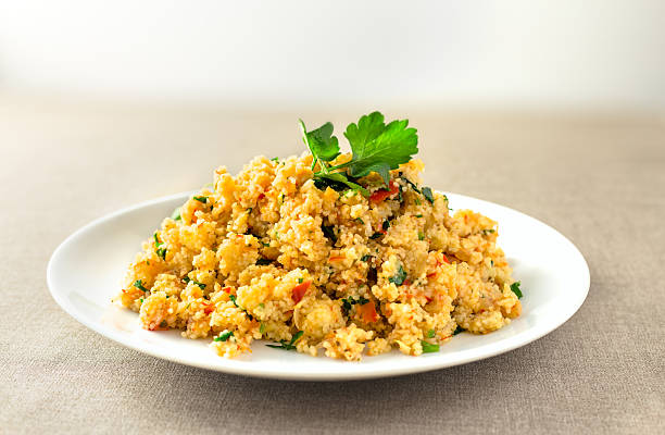 Farofa crocante de manteiga e ervas