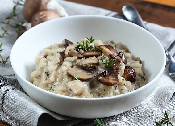 Risoto de cogumelos funghi